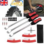 24X Tyre Levers Spoon Set Heavy Duty Car Bike Motorcycle Tire Changing Tool Kit~