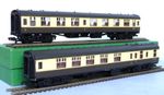 2 x Replica Railway Boxed BR Mk1 Coaches: BR(W) Chocolate & Cream Livery - C2 OO