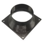 140mm to 100mm (4") Fan Duct Adaptor Shroud for Flexible or Rigid Ducting