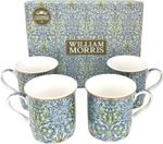 Snakeshead Mugs Set of 4 for Coffee and Tea William Morris Designer