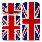G-566 Union Jack flag headwear snood bandana multifunctional recycled plastic UK