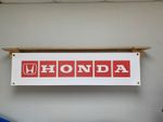 Honda car Banner retro workshop Garage wall display sign