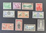 NEW ZEALAND 1946 KGVI  VICTORY SET OF 11 SG667/677 MNH