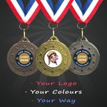 Dance Medals Personalised With Logo & Ribbon + Engraving