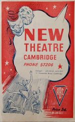 New Theatre Cambridge 11 October 1948 Programme.Hutch/Ford And Lenner+