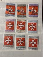 Sovreign Military Order of Malta 1975 Postage Due STAMP SET MNH