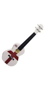 Box of 10 Brunswick Ukulele ABS St. George's Cross England Flag Red White