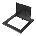 Black Plastic Drywall Access Panel for Home Plumbing and Wiring Use