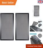 Effortless Installation Black PC Dust Filters - 280mm x 140mm Magnetic Design