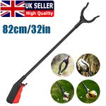 Heavy Duty Litter Picker Long Reach Reacher Grabber Hand Held Pick Up Tool 82cm