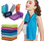 1Pc Instant Cooling Towel Ice Towel Neck Wrap For Sports Jogging Gym Stay Cool