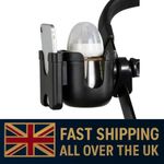 Baby Stroller Water Cup Holder With Phone Holder Baby Stroller Bottle Rack