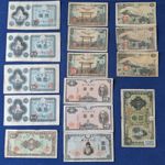 Japan Vintage Notes Joblot Collection 15x Japanese Yen Banknotes  Circulated