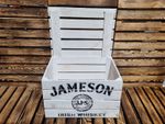 JAMESON IRISH WHISKEY - RUSTIC APPLE  BOXES CRATES  - FOR MAN CAVE / SHE SHED