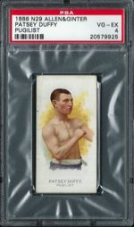 N29 ALLEN & GINTER WORLD'S CHAMPIONS 2ND - PATSEY DUFFY, PUGILIST - PSA 4 VG-EX