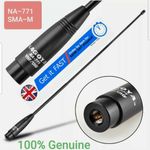 GENUINE Nagoya NA-771 Dual-Band Spring Whip Radio Antenna SMA-Male 
