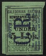 GB Scotland CALEDONIAN RAILWAY Newspaper Parcel Stamp *5lbs* Mint MNH Rare VS44