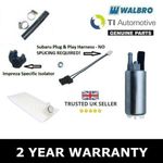 WALBRO 350 FUEL PUMP UPGRADE FOR SUBARU IMPREZA 2.0 TURBO WRX / STI 1992-00