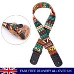 Adjustable Printing National Style Ukulele Strap Guitar Belt Shoulder Straps wit