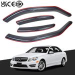 4X Mercedes-Benz C-Class W204 Saloon 2007-2014 In-Channel Smoke Deflectors