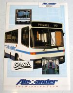 WALTER ALEXANDER Dash Bus Body Sales Sheet D1091.1M