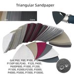 Mouse Detail Sander Wet Dry Sandpaper Hook & Loop Sanding Pads 60-10000 Grit
