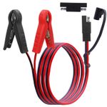 LANMINGLEL Crocodile Clip to SAE Connector 14AWG Battery to...