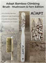 Adapt Climbing/ bouldering Brush - mushroom & fern nature Edition