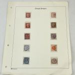 10 Victorian Queen Victoria Stamps Including Misperforation Error Penny Red