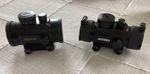 2 x Red Dot Sights (Weaver Rail/20mm)