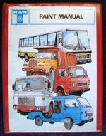 MAN VOLKSWAGEN PAINT MANUAL 1981 GLASURIT FINISHING SYSTEMS MANUAL SPECS DATA