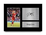 Diogo Jota Signed Liverpool Pre Printed Autograph Photo Memorabilia Gift