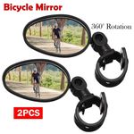 Bicycle Adjustable Rearview Mirror MTB Bike Handlebar Convex Rear View Mirrors