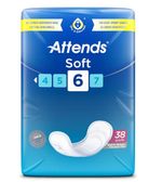 Attends Soft 6 Incontinence Pads - Pack of 38
