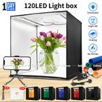24" Large LED Photo Light Box Tent Cube Portable Photography 60x60cm PULUZ