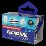 PEGATANKE - White 2 Part Epoxy Resin, Professional Cold Weld Adhesive, 44ml