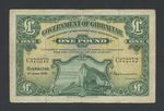 GIBRALTAR £1 note 1938 Rock Krause 15a Banknotes