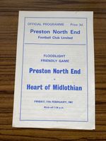 Preston v Hearts Friendly 17/02/1967