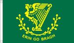 ERIN GO BRAGH FLAG 5' x 3' Ireland For Ever Irish Republic American Civil War