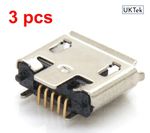 3pcs TomTom Go 6200 Micro USB Data Charging Port Replacement Socket