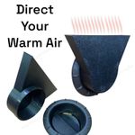 Truma Heater Air Deflector 55mm Vent Adapter Van Caravan UK Made Stop Heat Loss