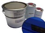 1 Liter Set 2K Car Paint Porsche Rs Blue Matte No Clear Coat Tuning Lackpoint $