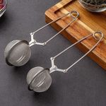 Steel Tea Infuser Strainer Ball Sphere Mesh Strainer Coffee Herb Spice