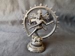 Vintage vintage bronze or brass statue of Shiva Nataraja