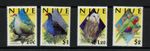 M751  Niue 2000   birds owls parrots   4v.   MNH