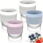 4X Large Ice Ball Maker Cube Tray Big Silicone Mold Sphere Whiskey Round Mould