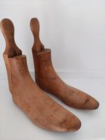 Vintage Wooden Riding Boot Trees Lasts Shapers -Antique Rustic Decor Prop (Pair)