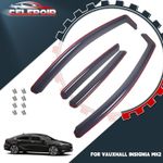 For Vauxhall Insignia MK2 2017-2024 5-Door Hatchback Wind Deflectors Tinted