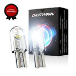 2PCS T10 501 LED Side Light Bulbs W5W SMD 6000K Super Bright White Upgrade Bulb