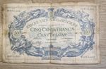 Vintage Belgian 500 Francs/100 Belgas Banknote - Sept 1943